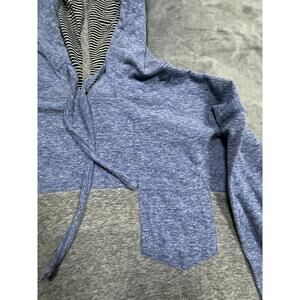 Airwalk Hoodie Mens Large Blue/Gray Pullover Sweatshirt Hooded Skater